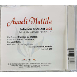 Mattila Anneli 2004 82876608772 Tulivuori sisälläin cd-single CD Begagnat