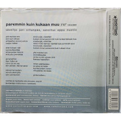 Sillanpää Jari CD Paremmin kuin kukaan muu cd-single  kansi EX levy EX Käytetty CD