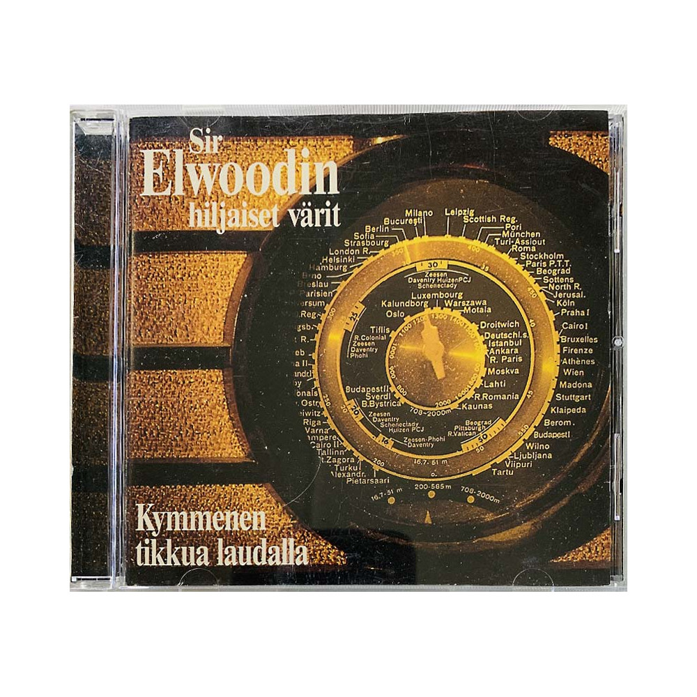 Sir Elwoodin Hiljaiset Värit CD Kymmenen tikkua laudalla  kansi EX levy VG+ Käytetty CD
