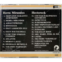 Hector CD Herra Mirandos / Hectorock  kansi VG+ levy EX Käytetty CD
