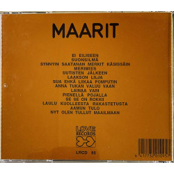 Maarit CD Maarit -73  kansi EX levy EX Käytetty CD