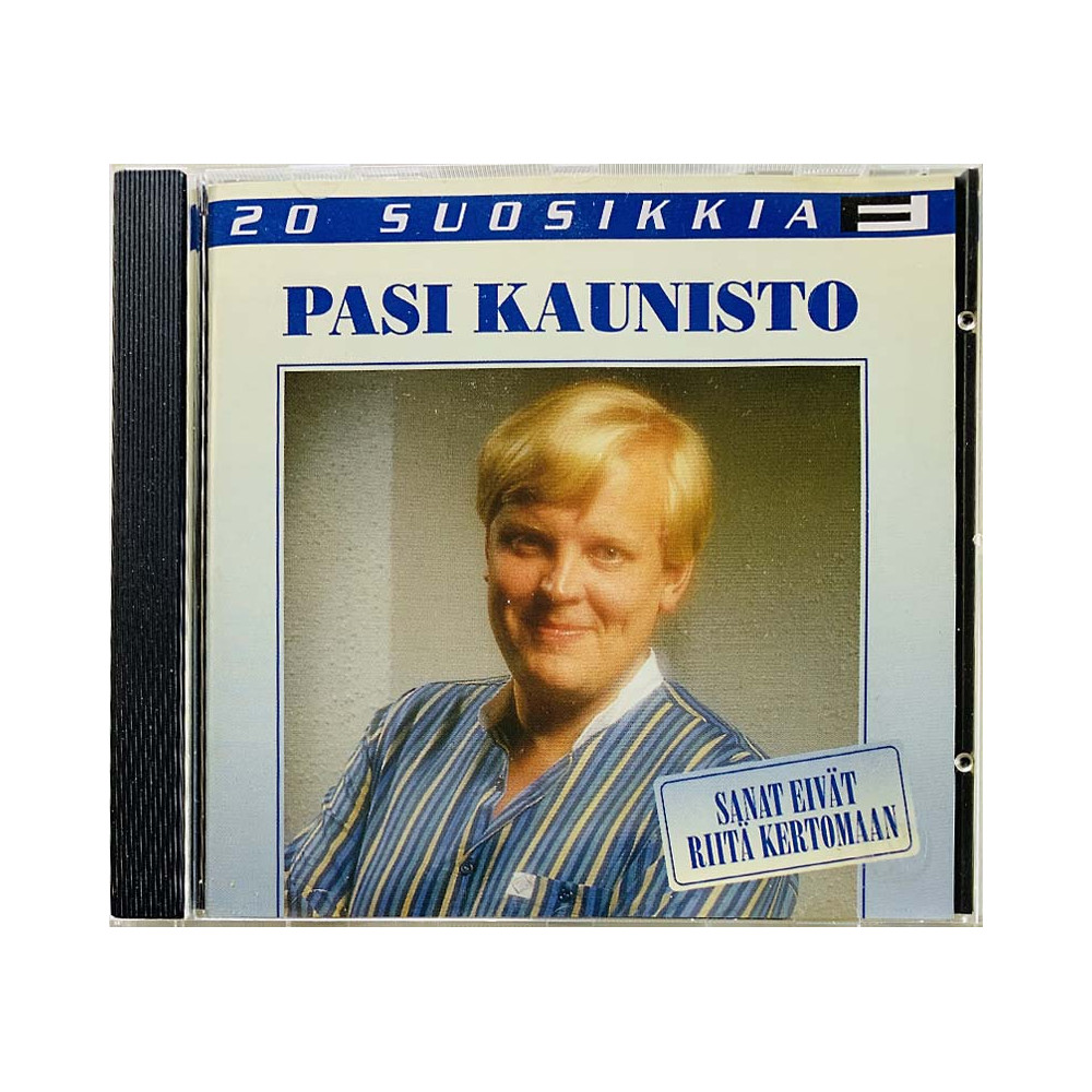 Kaunisto Pasi CD 20 Suosikkia - Sanat eivät riitä kertomaa  kansi EX levy EX Käytetty CD