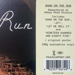 McCartney Paul & Wings vinyl LP Band On The Run  LP