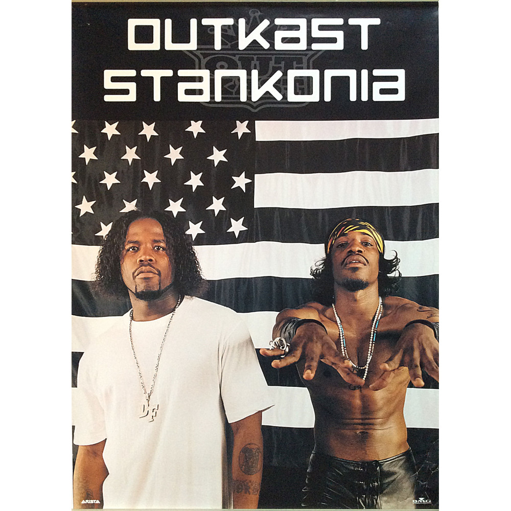 Outkast: Stankonia, Begagnat Poster, år 2000 bredd 47cm  höjd 67 cm Promojuliste 47cm x 67cm skick EX