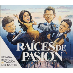 Romina Bianco & Tango del Norte CD Raices de Pasion  kansi EX levy EX Käytetty CD