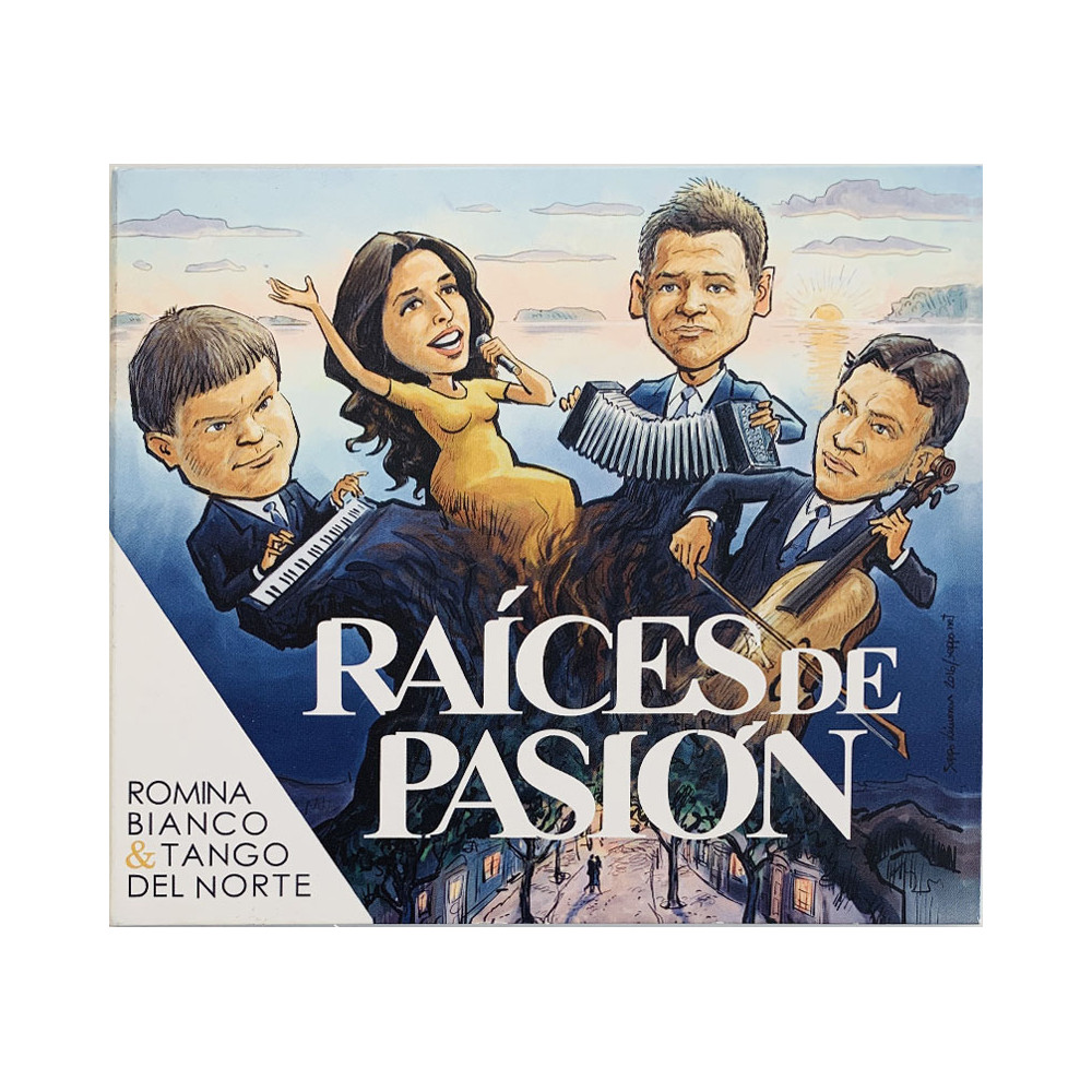 Romina Bianco & Tango del Norte CD Raices de Pasion  kansi EX levy EX Käytetty CD