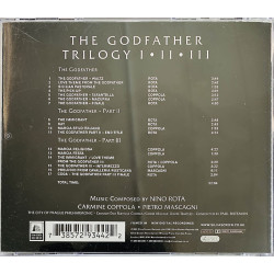 Rota Nino City of Prague Philharmonic CD The Godfather - Trilogy I • II • III  kansi EX levy EX Käytetty CD