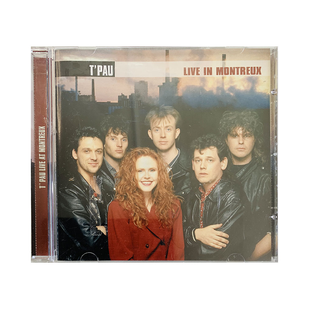 T'Pau CD Live At Montreux  kansi EX levy EX Käytetty CD