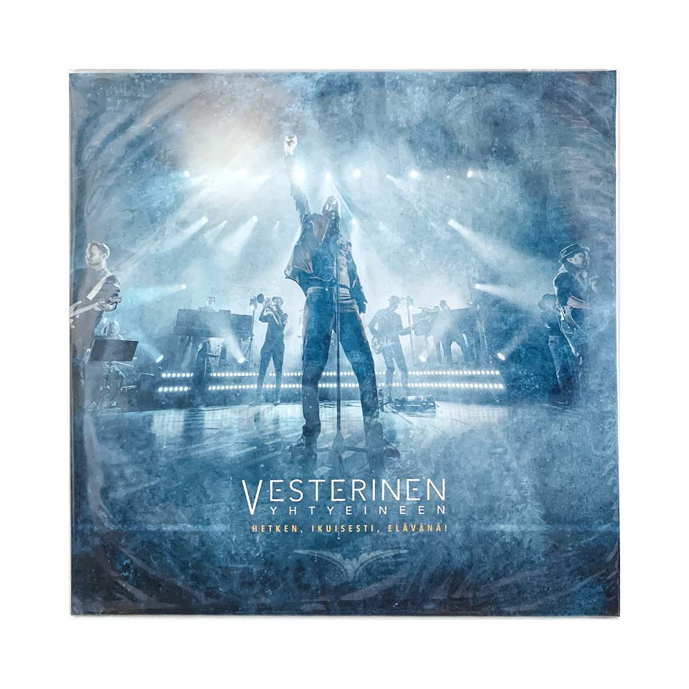 Vesterinen Yhtyeineen LP Hetken, ikuisesti, elävänä!  LP