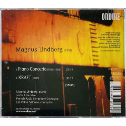 Lindberg Magnus CD Piano Concerto / Kraft kunto EX- Käytetty CD