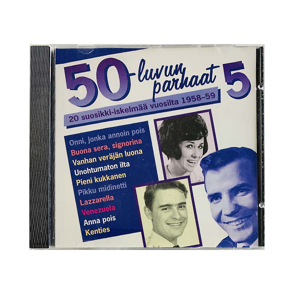 Vieno Kekkonen, Lasse Liemola, Juha Eirto CD 50-Luvun Parhaat 5 (1958-59) kunto EX- Käytetty CD