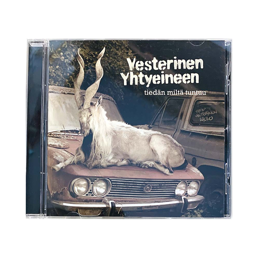 Vesterinen Yhtyeineen CD Tiedän miltä tuntuu kunto  CD