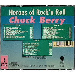 Berry Chuck CD Heroes Of Rock'n Roll 3CD  kansi EX- levy EX Käytetty CD