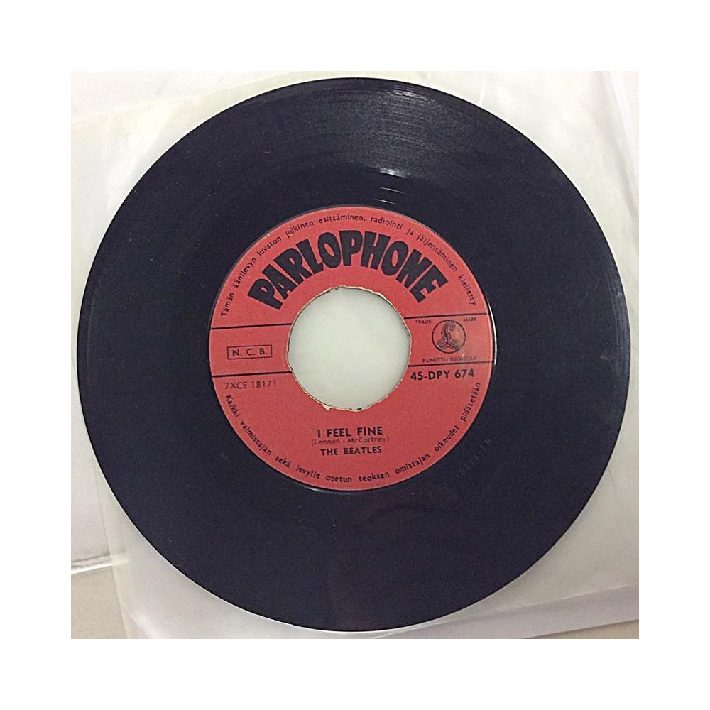 Beatles: I Feel Fine / She’s a Woman - käytetty vinyylisingle VG-