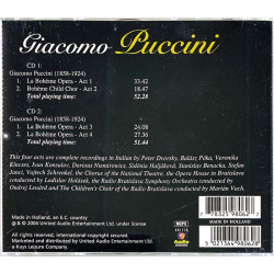 Puccini Giacomo CD La Boheme 2CD  kansi EX- levy EX Käytetty CD
