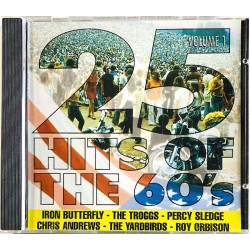 Iron Butterfly, The Guess Who, Jan & Dean CD 25 Hits of the 60's - Volume 1  kansi EX- levy EX Käytetty CD