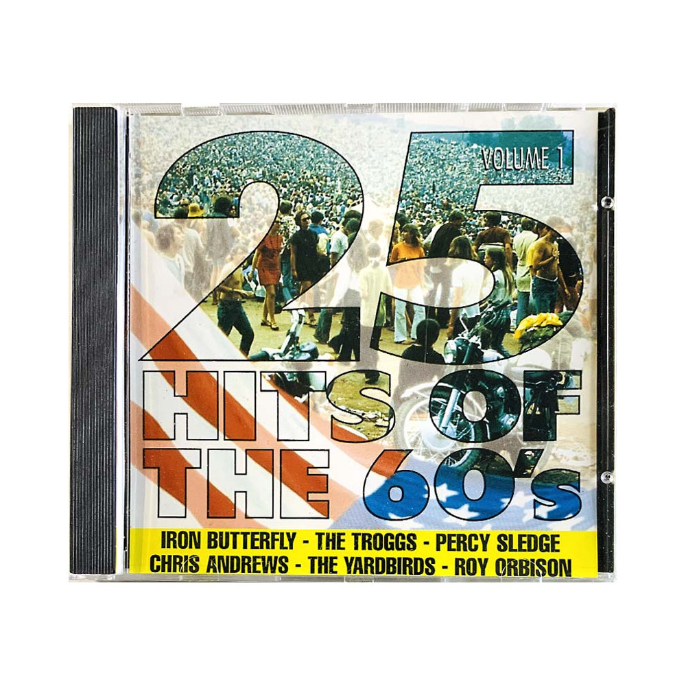 Iron Butterfly, The Guess Who, Jan & Dean CD 25 Hits of the 60's - Volume 1  kansi EX- levy EX Käytetty CD