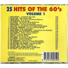 Iron Butterfly, The Guess Who, Jan & Dean CD 25 Hits of the 60's - Volume 1  kansi EX- levy EX Käytetty CD