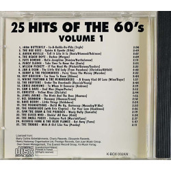 Iron Butterfly, The Guess Who, Jan & Dean CD 25 Hits of the 60's - Volume 1  kansi EX- levy EX Käytetty CD