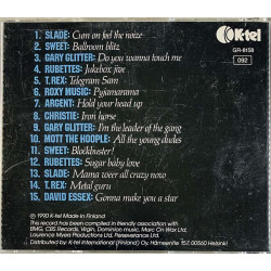 Sweet, Slade, Rubettes, Gary Glitter CD Glam Rock  kansi VG+ levy EX Käytetty CD