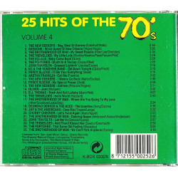 John Travolta, Equals, Redbone CD 25 Hits Of The 70's Volume 4  kansi EX- levy EX Käytetty CD