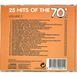 Greyhound, Billie Jo Spears, Tams CD 25 Hits Of The 70's Volume 3  kansi EX- levy EX Käytetty CD