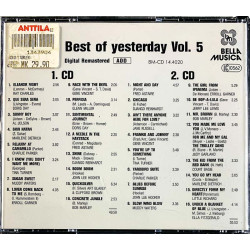 Tina Turner, Erroll Garner, Django Reinhardt CD Best of yesterday vol.5 2CD  kansi EX- levy EX- Käytetty CD