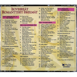 Petula Clark, Brenda Lee ym. CD Ikivihreät romanttiset iskelmät 4CD  kansi EX- levy EX Käytetty CD