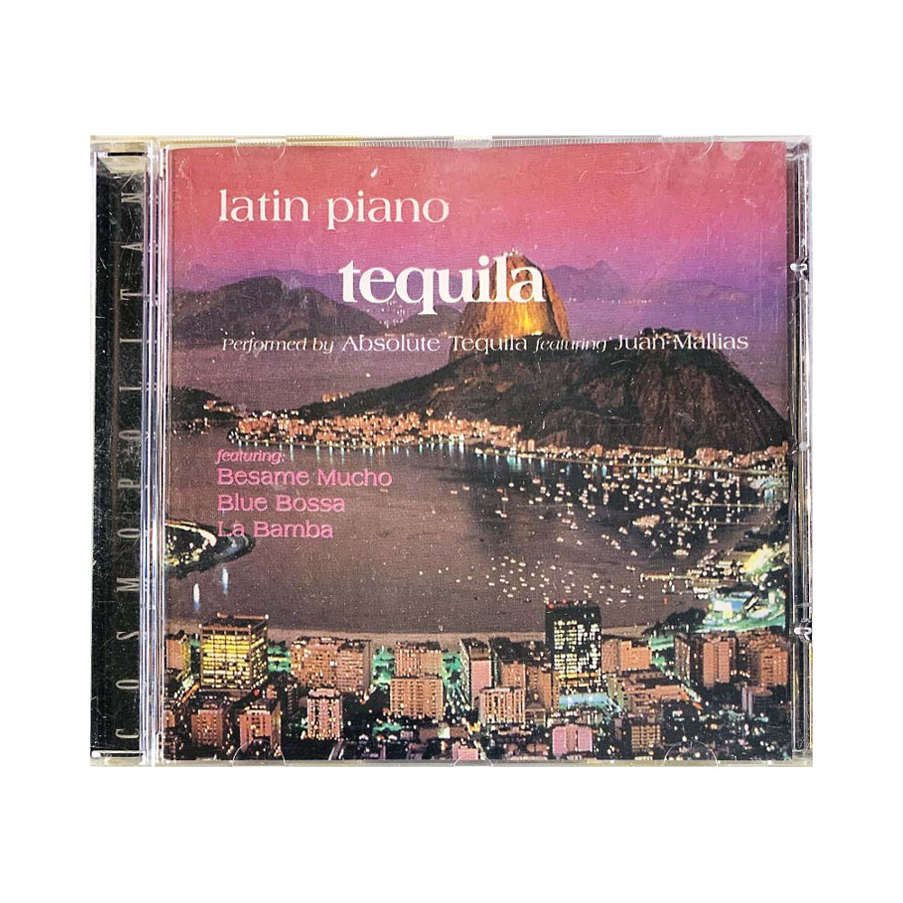 Absolute Tequila featuring Juan Mallias CD Latin Piano 'Tequila'  kansi EX- levy VG+ Käytetty CD