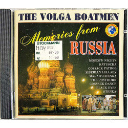 Volga Boatmen CD Memories from Russia  kansi EX- levy EX Käytetty CD