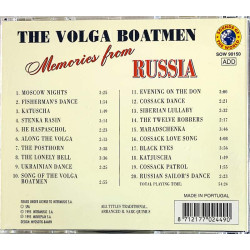 Volga Boatmen CD Memories from Russia  kansi EX- levy EX Käytetty CD