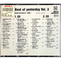 Ray Charles, Trini Lopez, Marilyn Monroe CD Best of yesterday vol.3 2CD  kansi EX- levy EX Käytetty CD