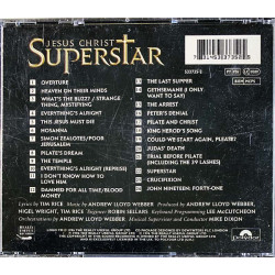 Tim Rice, Andrew Lloyd Webber 1996 533 735-2 Jesus Christ Superstar 2CD CD Begagnat