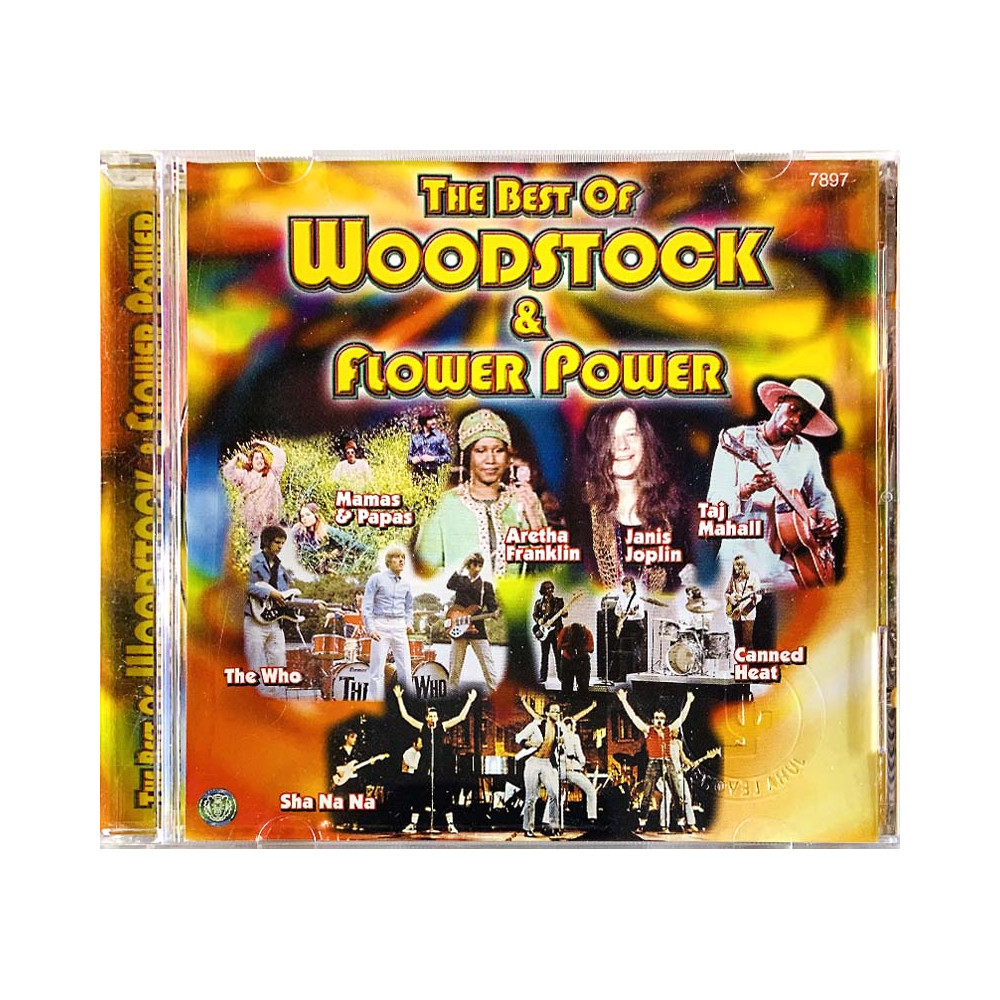 Grateful Dead, Jimi Hendrix, Steppenwolf CD The Best of Woodstock & Flower Power  kansi EX levy EX Käytetty CD