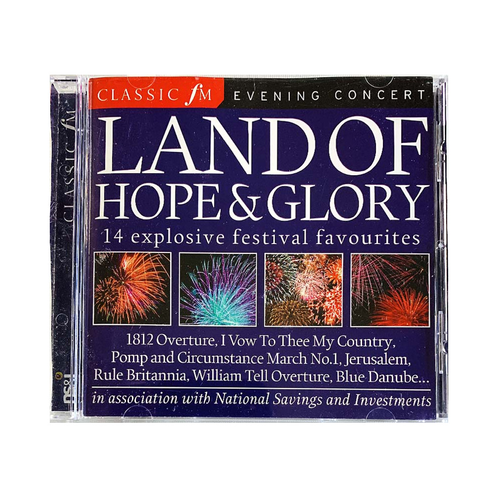 BBC symphony orchestra, Leeds festival chorus ym. CD Evening concert, land of hope & glory  kansi EX levy EX Käytetty CD