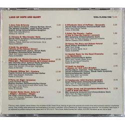 BBC symphony orchestra, Leeds festival chorus ym. CD Evening concert, land of hope & glory  kansi EX levy EX Käytetty CD