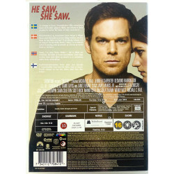 DVD - TV-sarja DVD Dexter kausi 7 the seventh season 4DVD  kansi EX levy EX Käytetty DVD