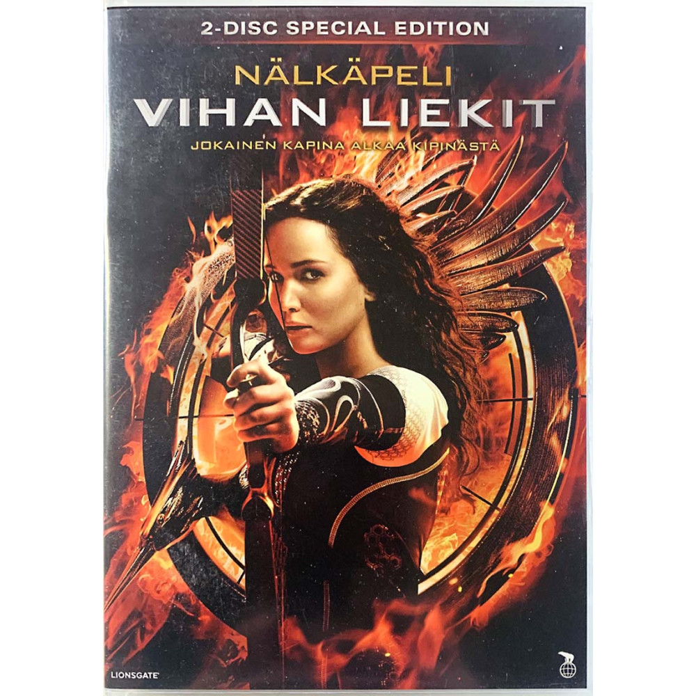 DVD - Elokuva 2013  Nälkäpeli vihan liekit 2DVD DVD Begagnat