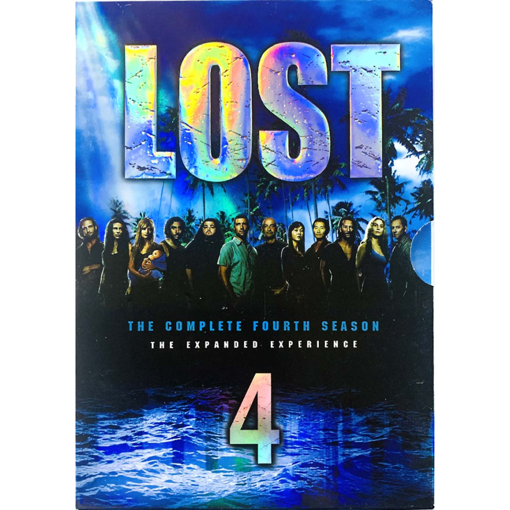 DVD - Elokuva DVD Lost complete fourth season, kausi 4 6DVD  kansi EX levy EX Käytetty DVD