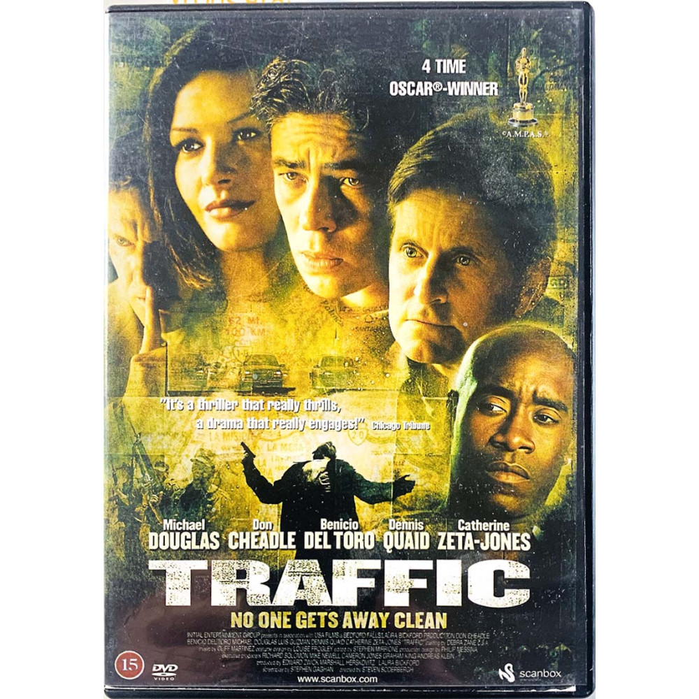 DVD - Elokuva DVD Traffic  kansi EX levy EX- Käytetty DVD