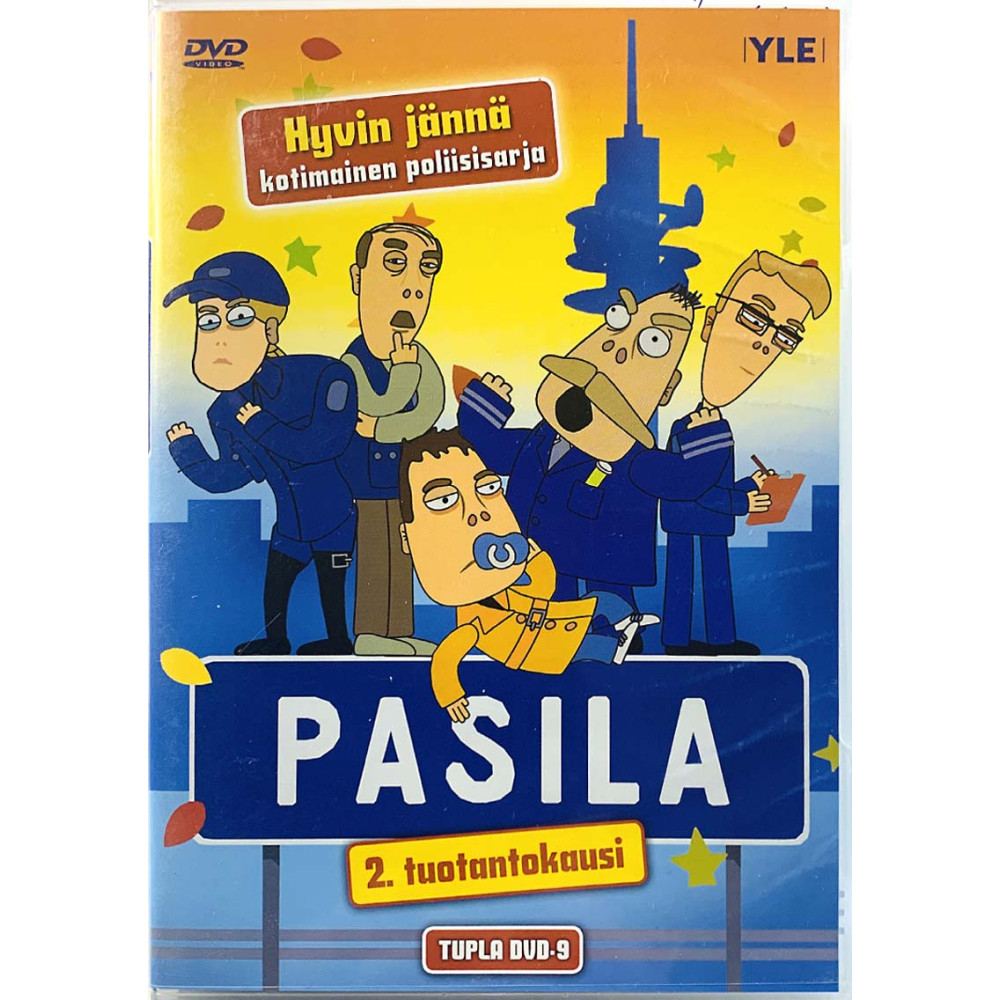 DVD - Elokuva DVD Pasila kausi 2. 2DVD  kansi EX levy EX Käytetty DVD