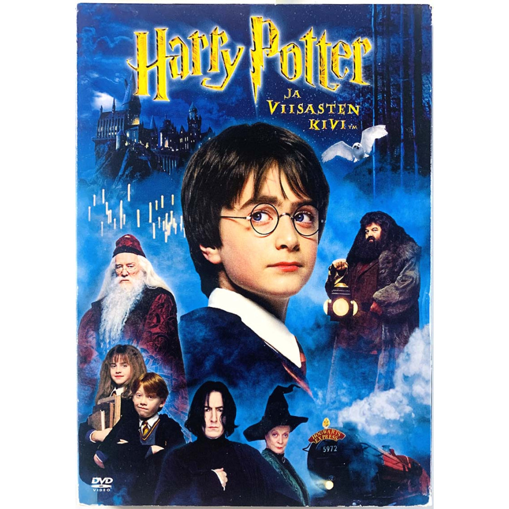 DVD - Elokuva DVD Harry Potter ja viisasten kivi  2DVD  kansi EX levy EX Käytetty DVD