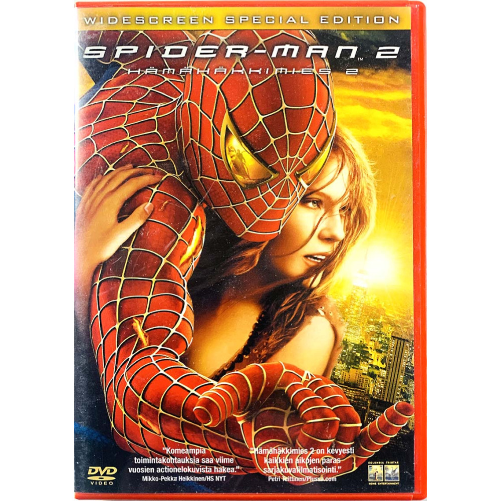 DVD - Elokuva DVD Spider-man 2 widescreen 2DVD  kansi EX levy VG+ Käytetty DVD