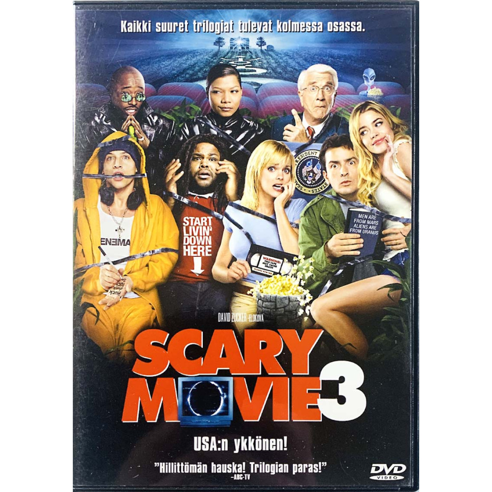 DVD - Elokuva DVD Scary Movie 3  kansi EX levy EX Käytetty DVD