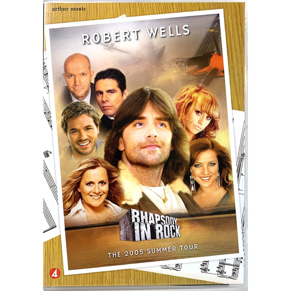 DVD - Wells Robert 2005 201232 Rhapsody in Rock 2005 summer tour DVD Begagnat