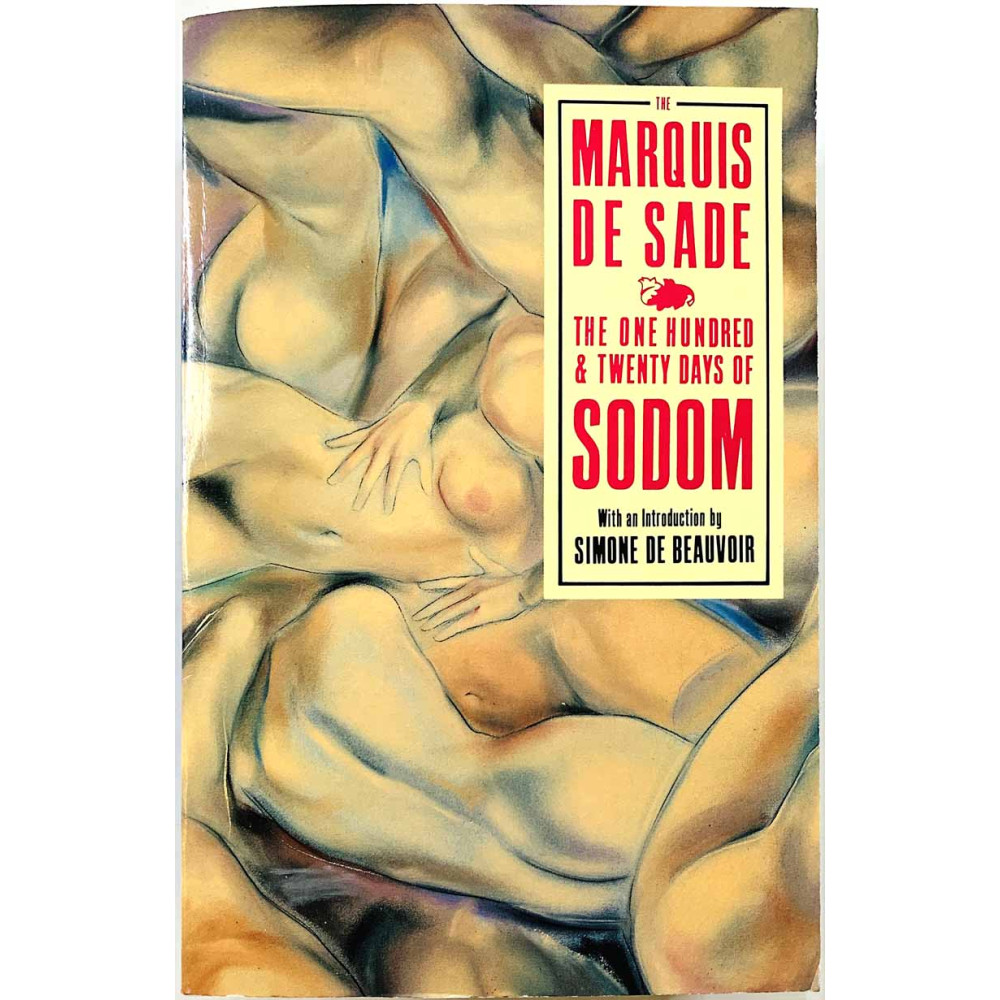 Marquis de Sade 1990 0-09-962960-7 120 Days Of Sodom, englanninkielinen Käytetty kirja