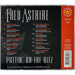 Astaire Fred CD Putin' on the Ritz  kansi EX- levy EX Käytetty CD