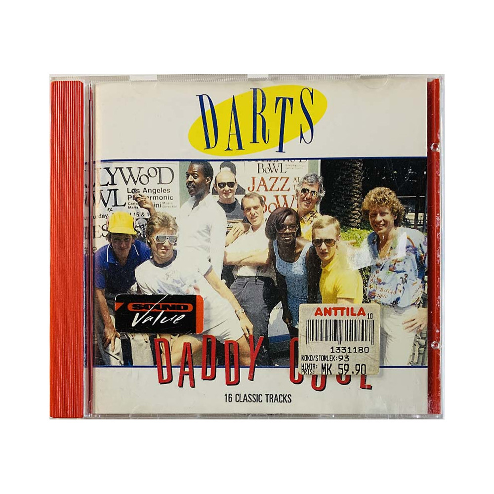 Darts CD Daddy Cool 16 classic tracks  kansi EX- levy EX- Käytetty CD