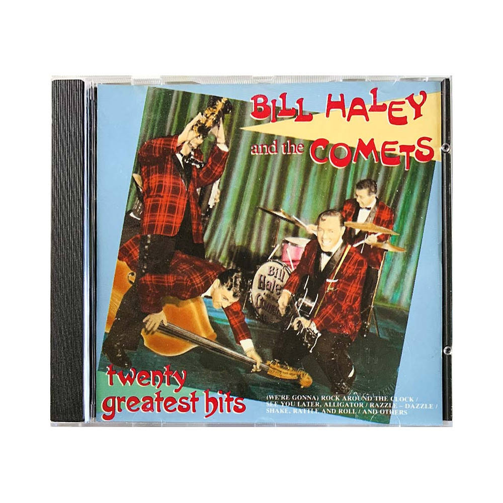 Haley Bill and the Comets CD Twenty Greatest Hits  kansi EX- levy EX Käytetty CD