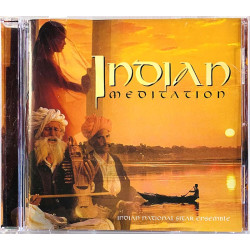 Indian National Sitar Ensemble CD Indian Meditation  kansi EX- levy EX Käytetty CD